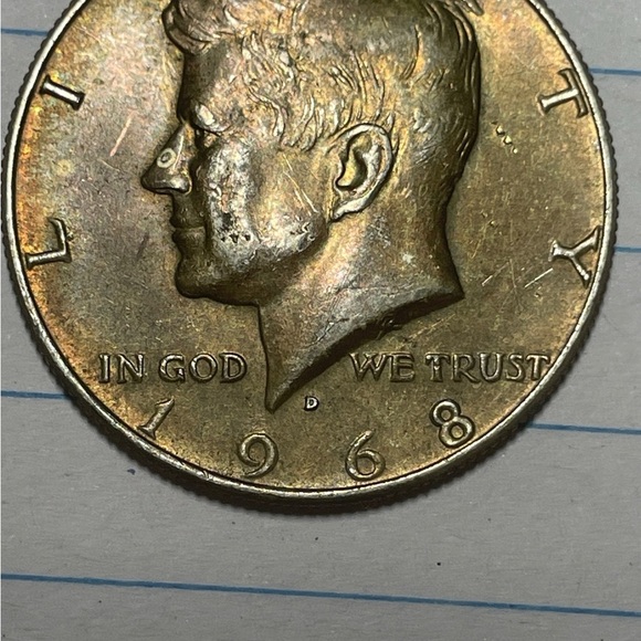 1968 Kennedy Half Dollar Coin - Picture 3 of 10
